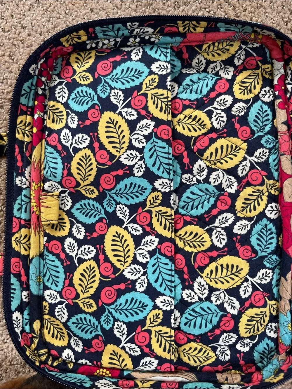 Vera Bradley Quilted Snail Bible Case Cover